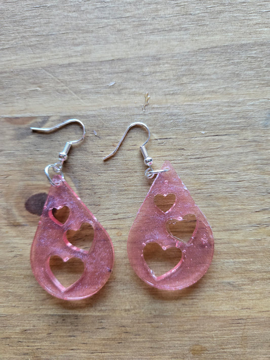 Hearts earrings